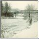 Kingsland Bridge during the 'big freeze' January 1982