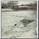Frozen river towards Frankwell during the 'big freeze' January 1982