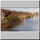 Shrewsbury gyratory road underwater during the floods of October 1998